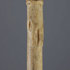 Whaler Made Compressed Ball Walking Stick, 19th Century