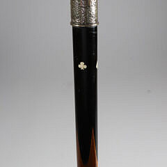 Whaler Made Clenched Fist Walking Stick, 19th Century
