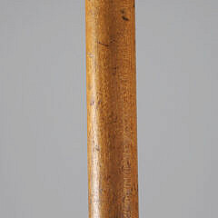 Whaler Made Clenched Fist Walking Stick, 19th Century