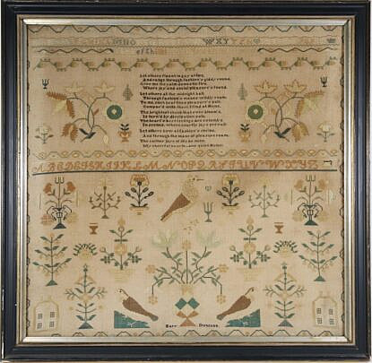 6-5549 Mary Dowson Sampler A 0520 JPG
