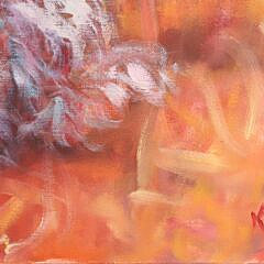 Katie Trinkle Legge Oil On Canvas “Sheep in the Pasture”