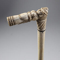 62-6 Bone Figural Cane AAIMG_8200
