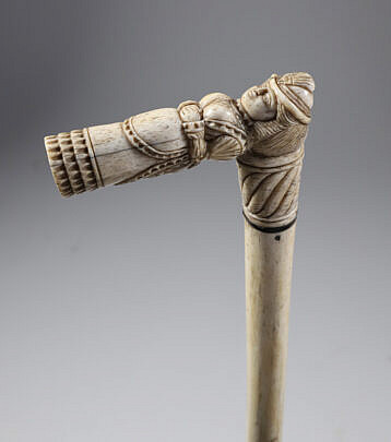62-6 Bone Figural Cane AAIMG_8200