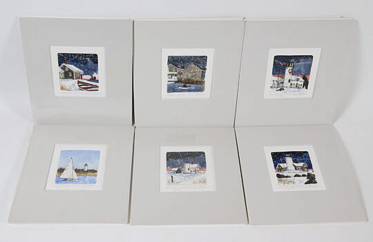 6 Timothy Jon Struna Limited Edition Copper Plate Engravings