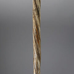 Whaler Made Boxwood Dove Grip Narwhal Cane, 19th Century