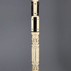 Whaler Made Mushroom Pommel Grip Walking Stick, Early 19th Century