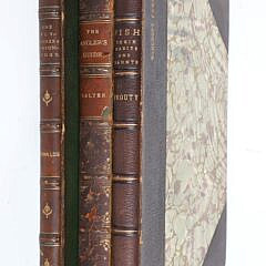 Three Fishing Related Leather Bound Books, 19th Century