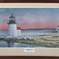 Marshall DuBock Limited Edition Lithograph "Harbor Light"