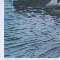 Marshall DuBock Limited Edition Lithograph “Harbor Light”