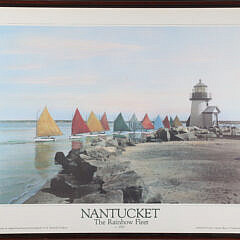 Nantucket Rainbow Fleet Framed Poster, 1984