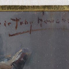 Emille Hergenroder Oil Painting “Portrait of Sir Toby” the Cairn Terrier