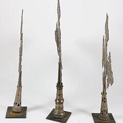 Set of Three Ethiopian Processional Crosses