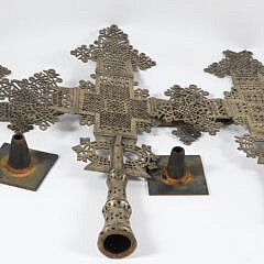 Set of Three Ethiopian Processional Crosses