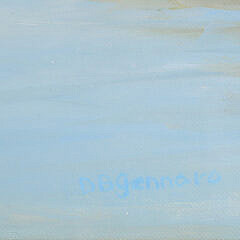 D.B. Gennore Oil On Canvas “Twin Dories”