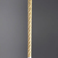 Whaler Made Turk’s Knot Grip Walking Stick, mid 19th Century