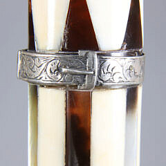 Whaler Made Pommel Grip Walking Stick, circa 1876