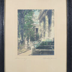 H. Marshall Gardiner (1884-1942) Color Photograph "Colonial Days"