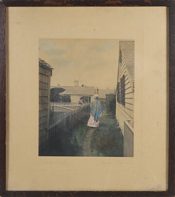 Louis Davidson Color Photograph "Sconset Scene"