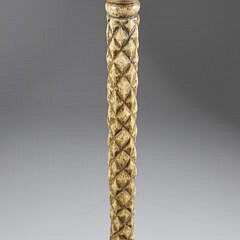 Whaler Made Monkey Fist Walking Stick, early 19th Century