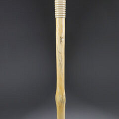 Whaler Made Narwhal Walking Stick, 19th Century