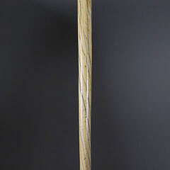 Whaler Made Ball Grip Narwhal Walking Stick, 19th Century