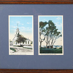 2 Matted Marshall Gardner Postcards