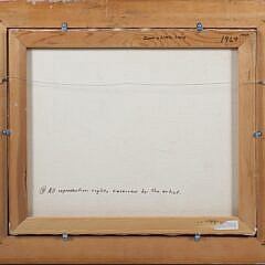 R. Anderson Oil on Canvas “Down a Little Lane Sconset”, circa 1969