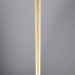 Whaler Made Octagonal Crown Grip Walking Stick, mid 19th Century