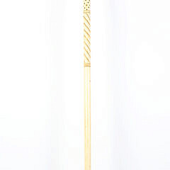 Whaler Made Octagonal Crown Grip Walking Stick, mid 19th Century
