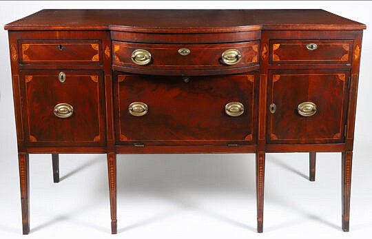 82-5300 Phila Inlaid Mahogany Side Board A_IMG_0280