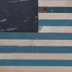 Richard Kemble Mixed Media “Folk Art American Flag Series”