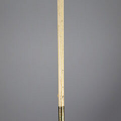Whaler Made Petite Lady’s Turks Head Knob Grip Walking Stick, early 19th Century