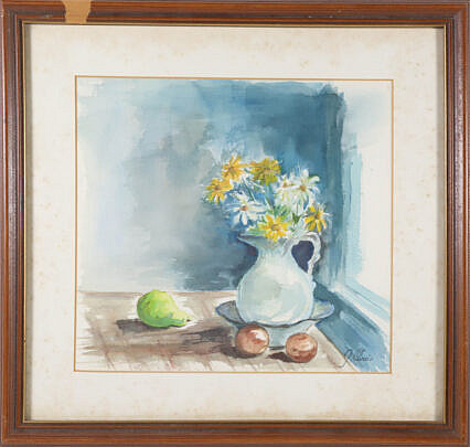 G. Curcio Watercolor "Still Life"