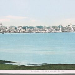 Marshall Gardiner Narrow Postcard View of Nantucket