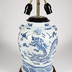 9-5543 Chinese Temple Jar Lamp A 9907_5 JPG