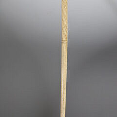 Whaler Made Octagonal Crown Grip Walking Stick, 19th Century