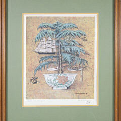 Barbara Van Winkelen Limited Edition Lithograph "The Whaling Tree"