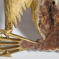 Carved and Gilded Eagle Plaque, 19th Century