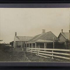 Antique Black And White Nantucket Photograph