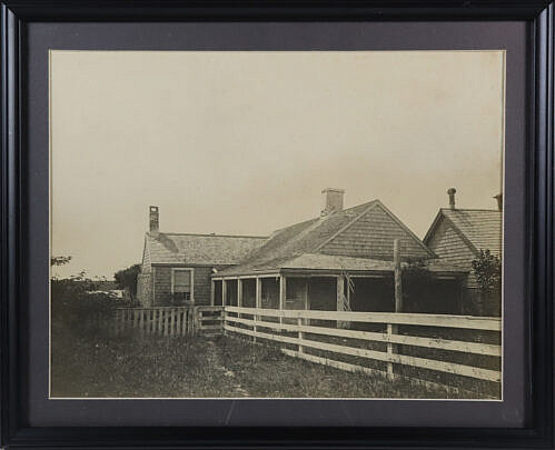 Antique Black And White Nantucket Photograph