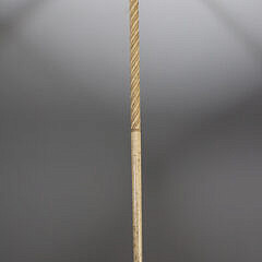 Whaler Made Capstan Knob Grip Walking Stick, mid 19th Century