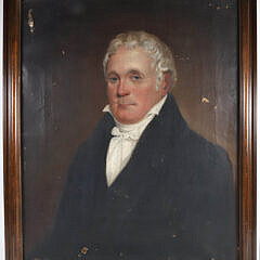 Early 19th Century Nantucket Oil On Canvas