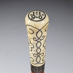 French Pique Walking Stick, circa 1690