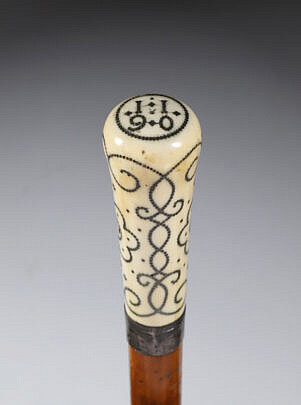 French Pique Walking Stick, circa 1690