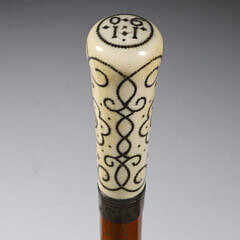 French Pique Walking Stick, circa 1690