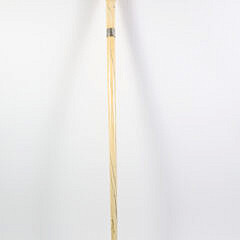 Whaler Made L-Grip Narwhal Cane, early 19th Century