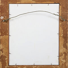 Bachrach Oil on Board Portrait “Girl With Blue Dress”