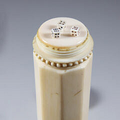English Gambler’s Walking Stick, mid 19th Century