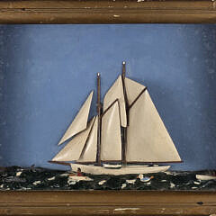 4239-955 Miniature Ship Shadowbox A