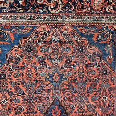 Vintage Persian Hand Knotted Wool Scatter Rug